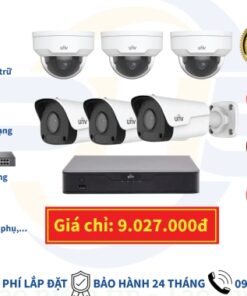 TRỌN BỘ 6 CAMERA IP UNV 2.0MP